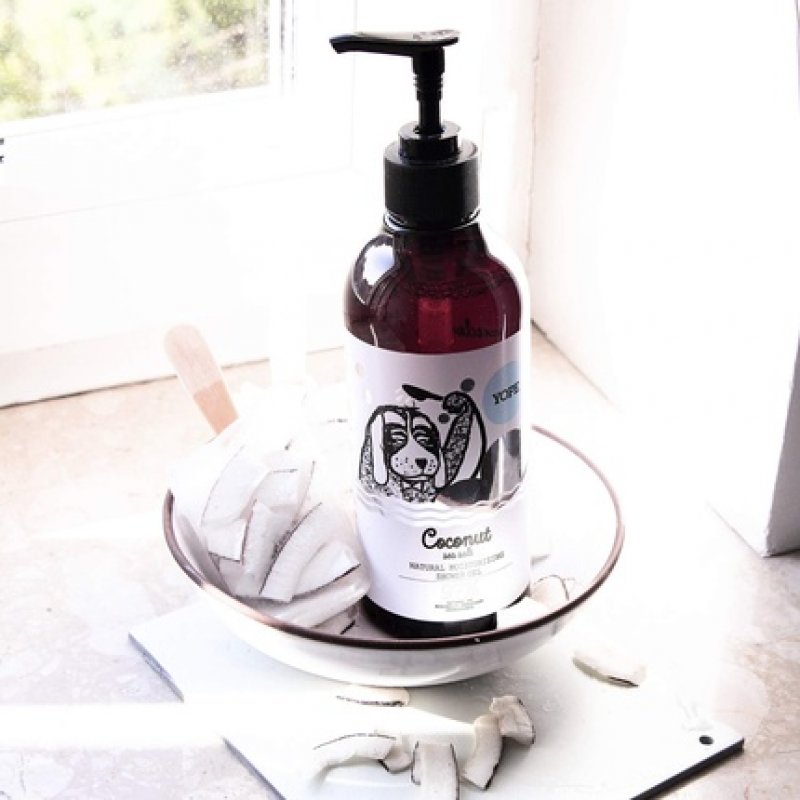 YOPE Natural Shower Gel 400ml Coconut & Sea Salt Regenerating Moisturizing 97% Natural Ingredients