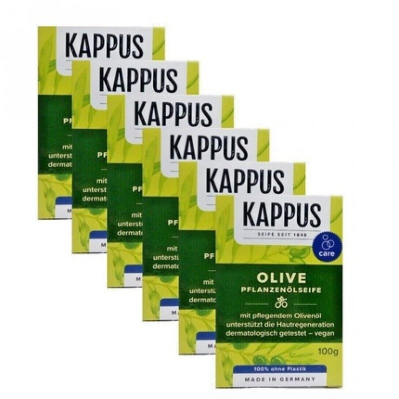 Neu! Kappus Olive Plant Oil Soap Vegan 100g Bar