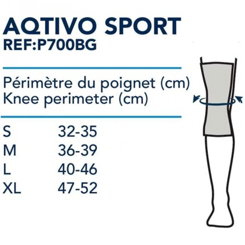 Aqtivo Skin Elastic Knee Brace XL
