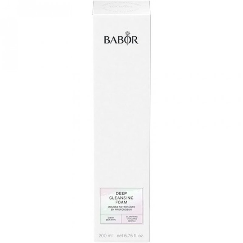 BABOR Deep Cleansing Foam for Tired and Dull Skin Refreshing Cleansing Foam for Daily Facial Cleansing 200ml