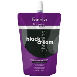 Fanola Black Lightning Cream Black Bleaching Cream 500g