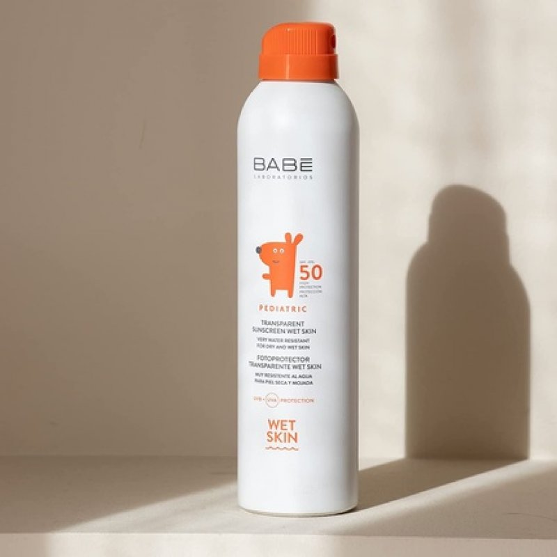 Babe Pediatric Transparent Sunscreen Wet Skin SPF50 200ml