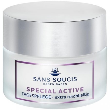 Sans Soucis Rich Day Cream with Anti-Aging Effect 50ml - Moisturizing Face Cream with Avocado Oil Special Active