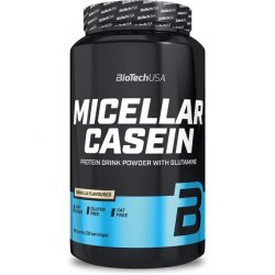 BioTechUSA Micellar Casein Protein Drink Powder with Micellar Casein Sugar and Sweetener Gluten-Free Fat-Free 908g