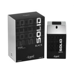 Sapil Solid Black for Men 3.4 Fl Oz / 100ml