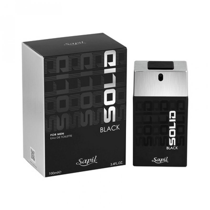 Sapil Solid Black for Men 3.4 Fl Oz / 100ml