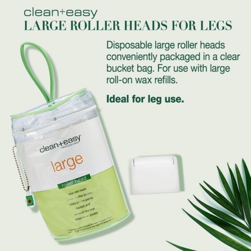 Clean Easy Large Roller Head for Leg and Body Hair Removal