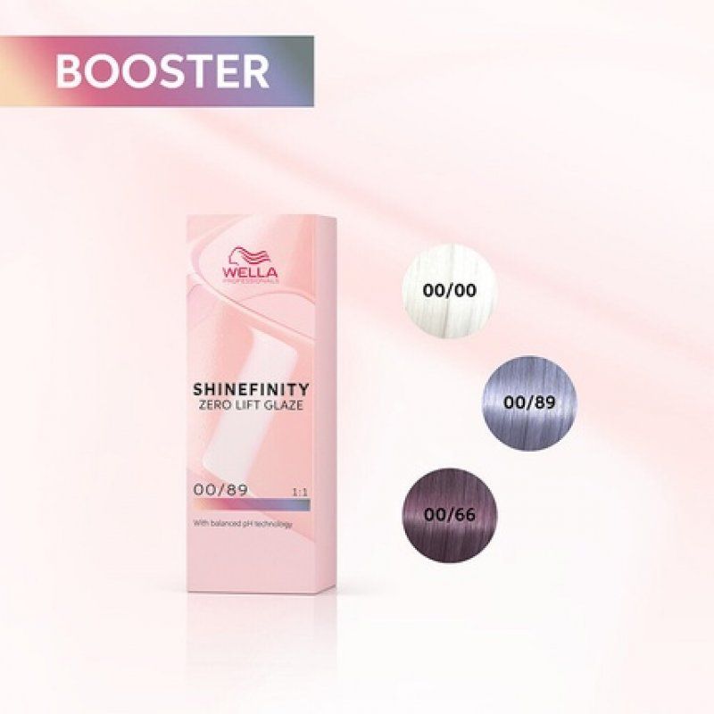 Wella Professional Shinefinity Zero Lift Hair Glaze Hair Color 00/89 Blue Booster 60ml
