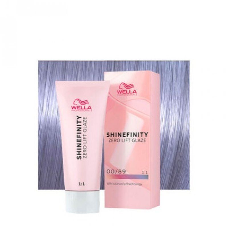 Wella Professional Shinefinity Zero Lift Hair Glaze Hair Color 00/89 Blue Booster 60ml