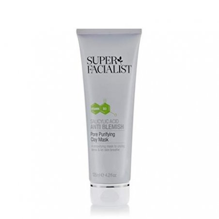 Super Facialist Salicylic Acid Anti-Blemish Pore Cleansing Clay Mask 125ml