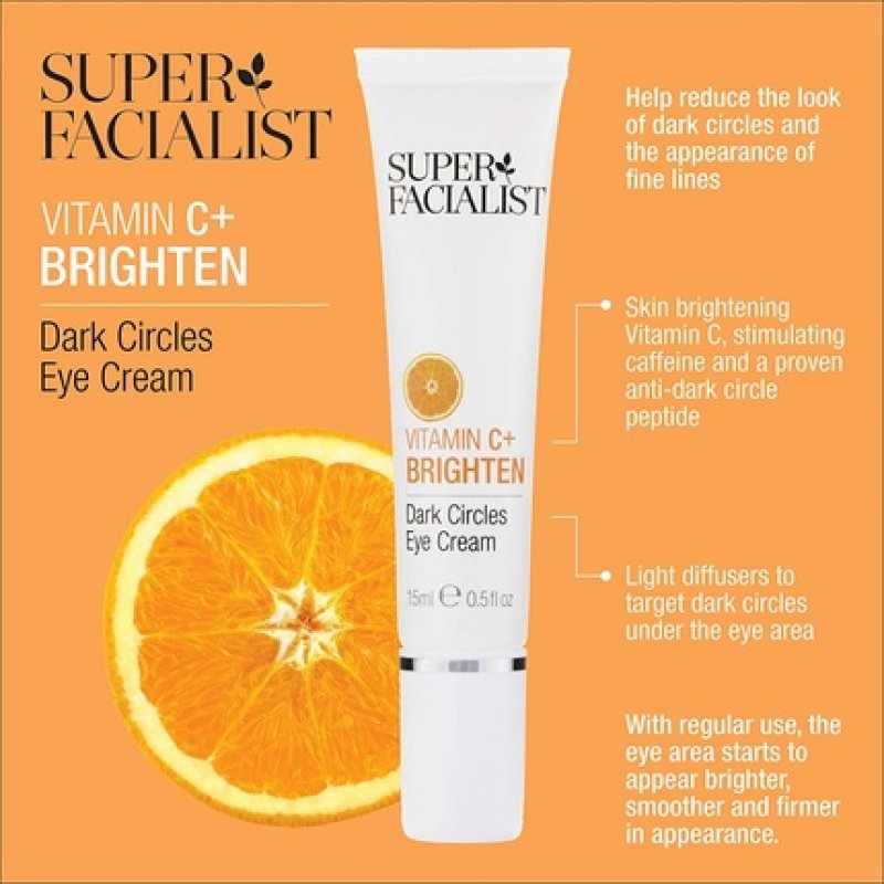 Super Facialist Vitamin C Eye Cream for Dark Circles 15ml
