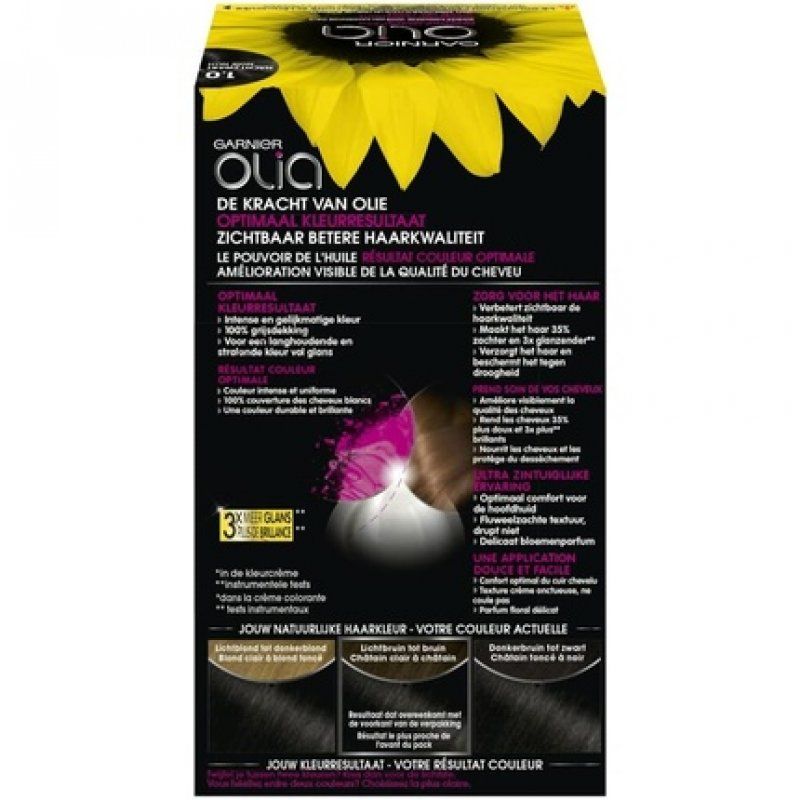 Garnier Garnier Olia Hair Dye 1.0 Night Black