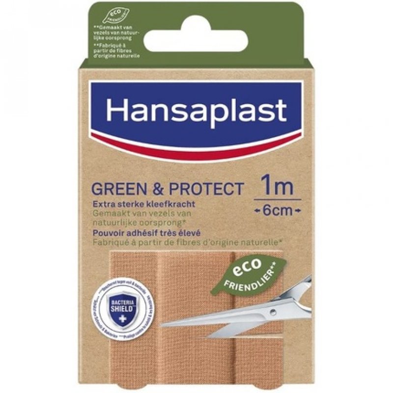 Hansaplast Green & Protect Cutting Plasters 10 X 6 Mm, Plasters