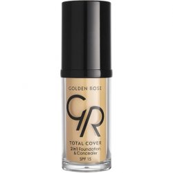 Golden Rose Total Cover 2 in 1 SPF15 Foundation and Concealer 03 Almond