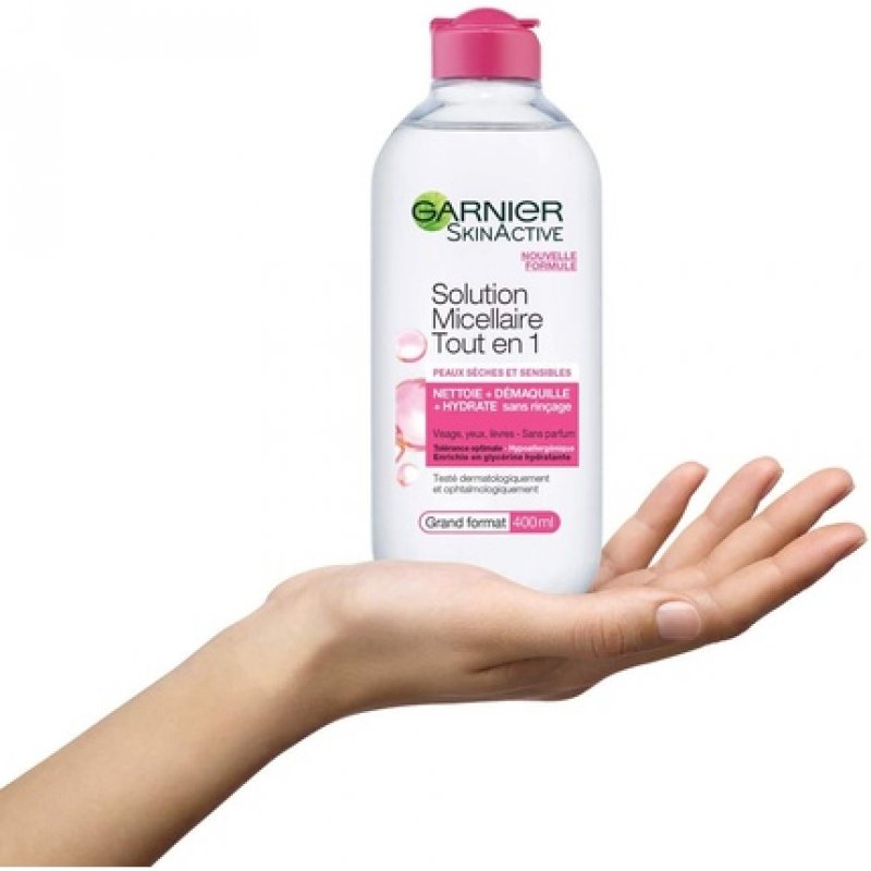 Garnier All-in-1 Micellar Cleansing Water for Dry and Sensitive Skin 400ml