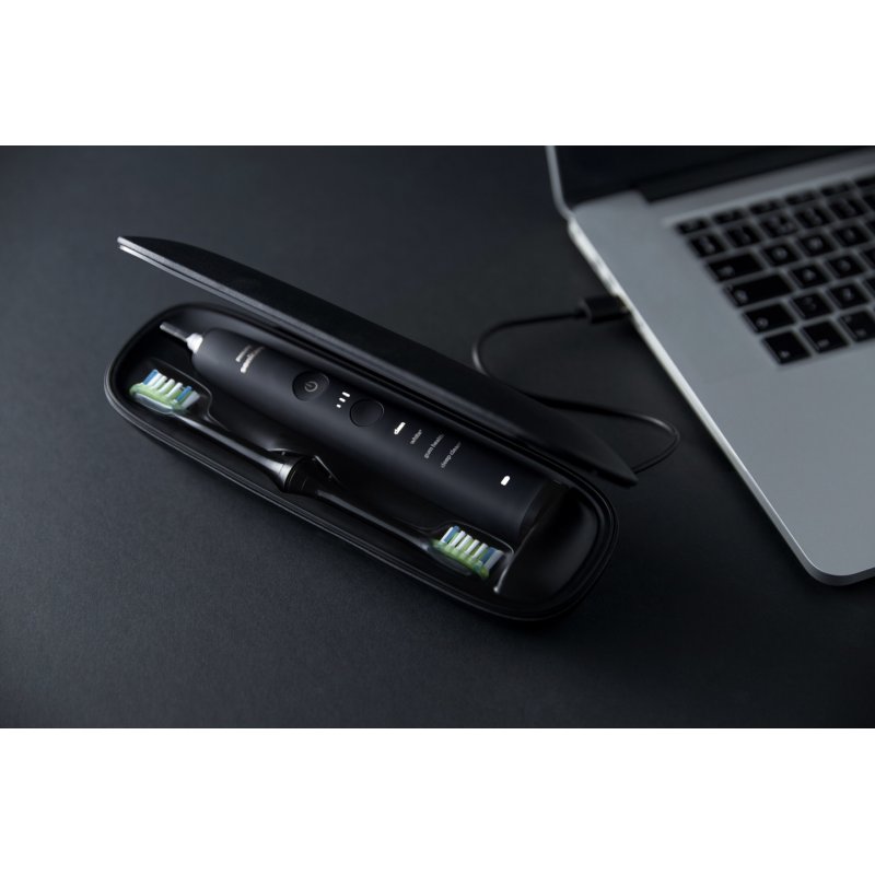 Philips Sonicare DiamondClean 9000 Electric Toothbrush with USB Travel Case and Charging Glass HX9911/09