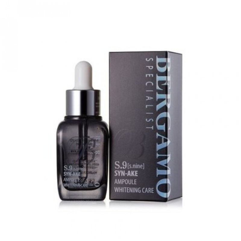 Bergamo S.9 SYN-AKE Ampoule Whitening Care Serum for Face