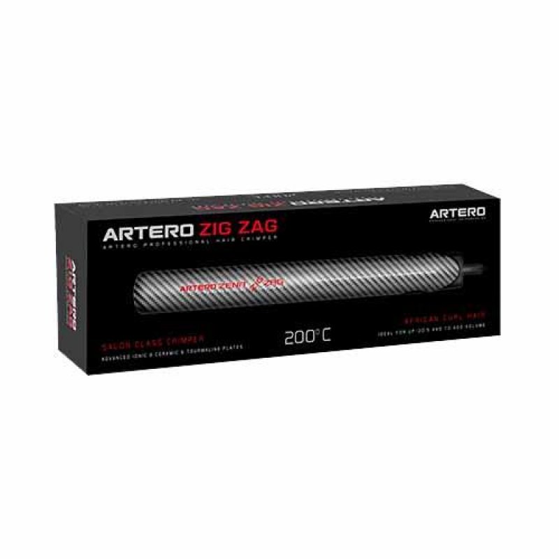 ARTERO Zig Zag Straightening iron Warm Black, Grey, Red