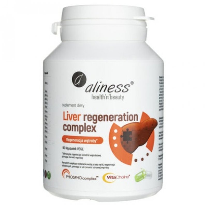 Aliness Liver Regeneration Complex 90 Capsules - Phosphocomplex - Essentiale