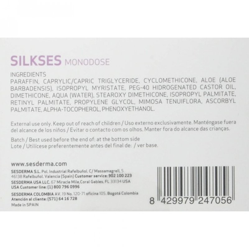 SESDERMA Silkses Monodose 20 Single Dose 200g
