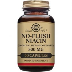 Solgar No-Flush Niacin 500mg 50 VCaps
