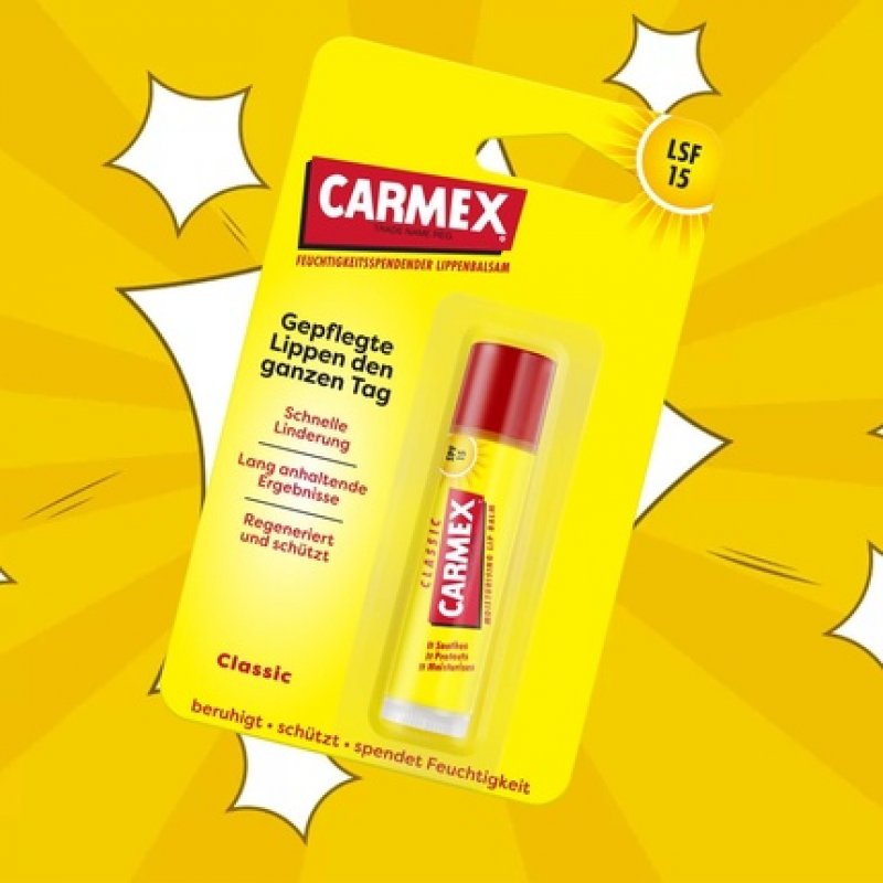 Carmex Lip Balm Stick SPF15 4.25g Classic 21g