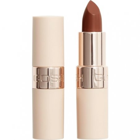 GOSH Luxury Nude Lipstick with Light Sheen Intense Nude Shades 004 Exposed