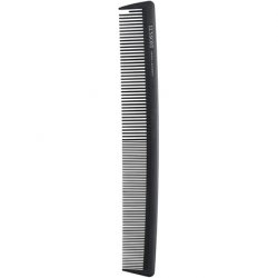 T4B Lussoni Cutting Comb Carbon Haircutting Comb for All Hair Types with Antistatic and Negative Ions, Coarse and Fine