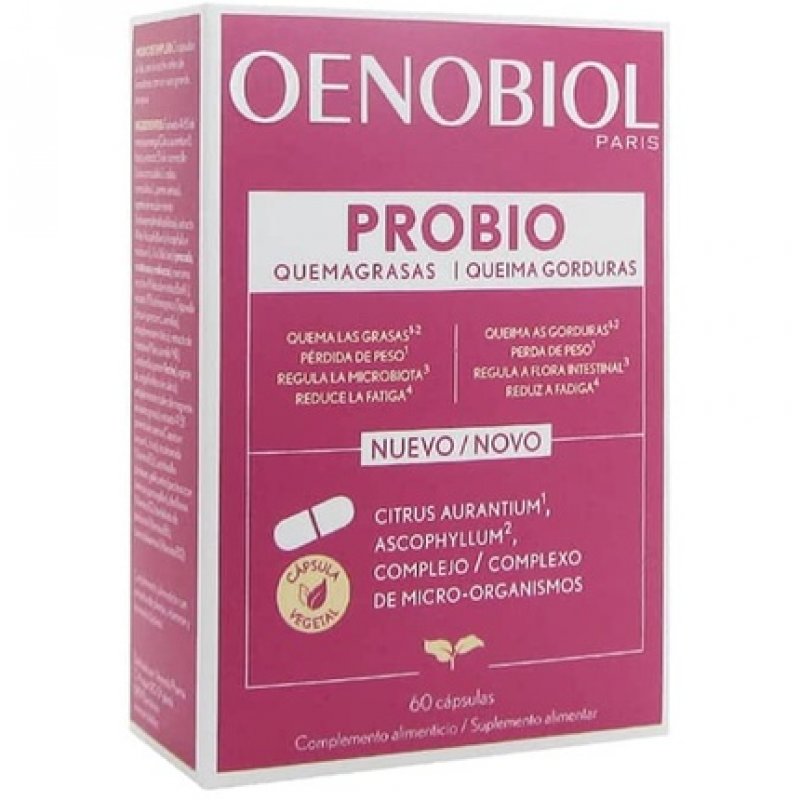 Oenobiol Probiotics Fat Burning Supplement 60 Capsules