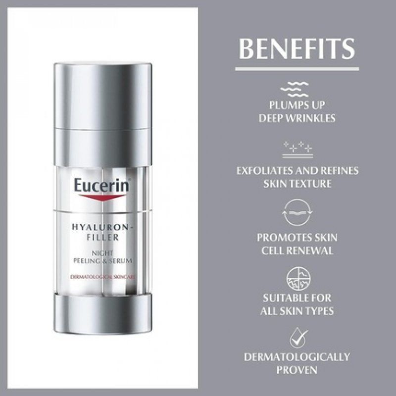 Eucerin Hyaluron-Filler Night Peeling Serum 30ml