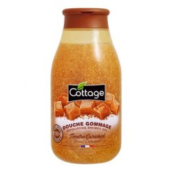 Cottage Gentle Caramel Exfoliating Shower Scrub with 100% Natural Grains