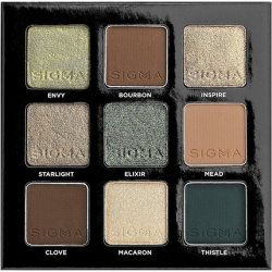 Sigma Beauty On-the-Go Eyeshadow Palette Ivy 9 Bold Eyeshadow Shades in Matte Shimmer and Metallic Finishes Highly
