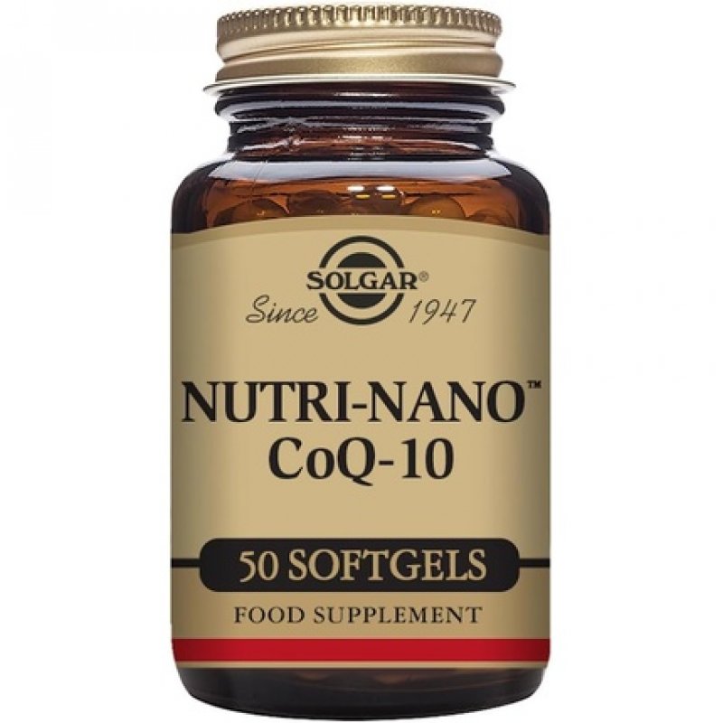 Solgar Nutri-Nano CoQ-10 3.1X Supplement 50 Count