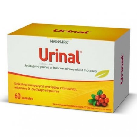 Urinal 60 Capsules Cranberries for Intimate Infections Urinary Tract Problems