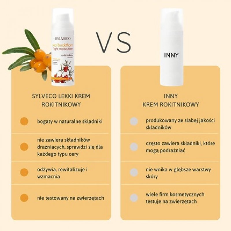 Sylveco Light Sea Buckthorn Cream 50ml