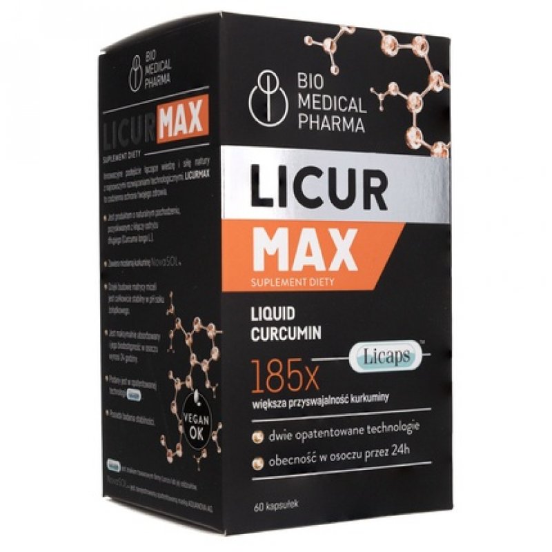 Bio Medical Pharma Licur Max 60 Capsules