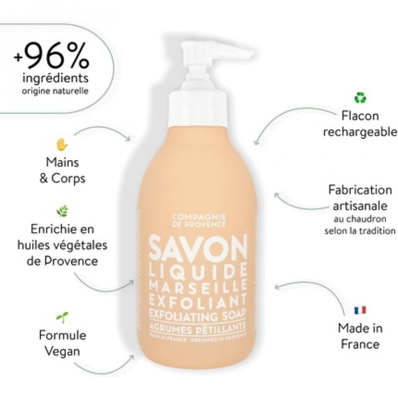 Compagnie De Provence Marseille Exfoliating Soap 300ml