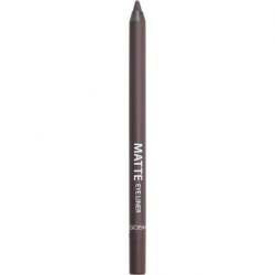 GOSH Matte Eyeliner in Classic Brown Creamy Soft Texture High Coverage 005 Mole