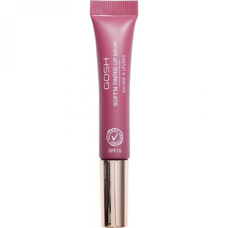 GOSH Tinted Lip Balm with SPF 15 Vegan Lip Care Stick in Berry 006