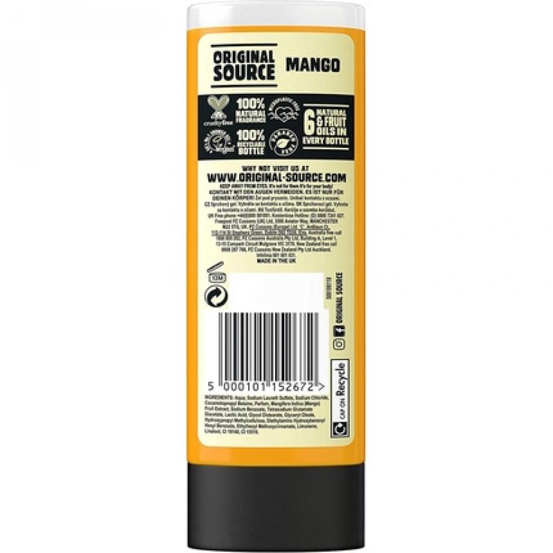 Original Source Mango Shower Gel 250ml