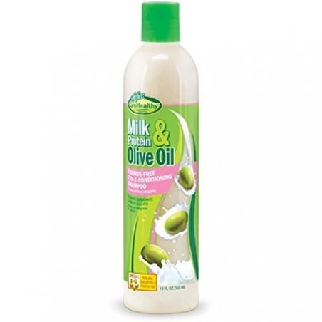 Sofn Free Gro Healthy Milk Protein Olive Oil 2-in-1 Conditioning Shampoo 355ml