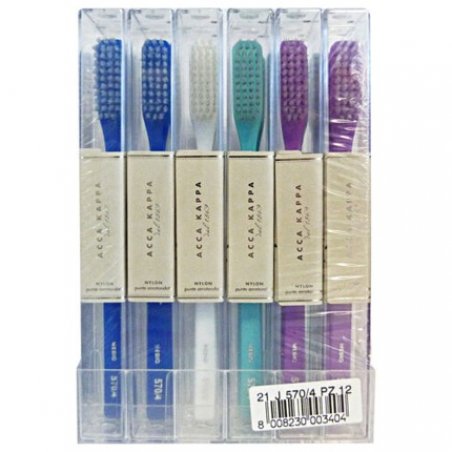Acca Kappa Nylon Toothbrush Medium Bristles