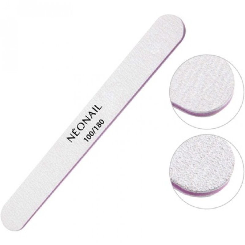 NEONAIL Nail File Straight 100/180 Grey