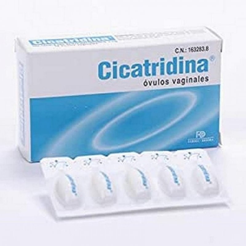 Cicatridina 5mg 10 Vaginal Ovules