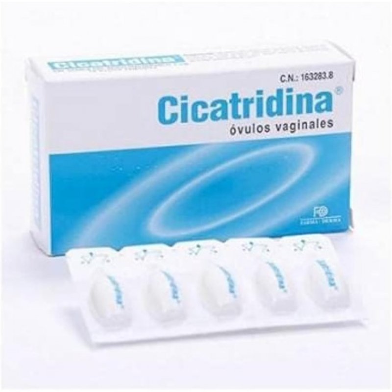 Cicatridina 5mg 10 Vaginal Ovules