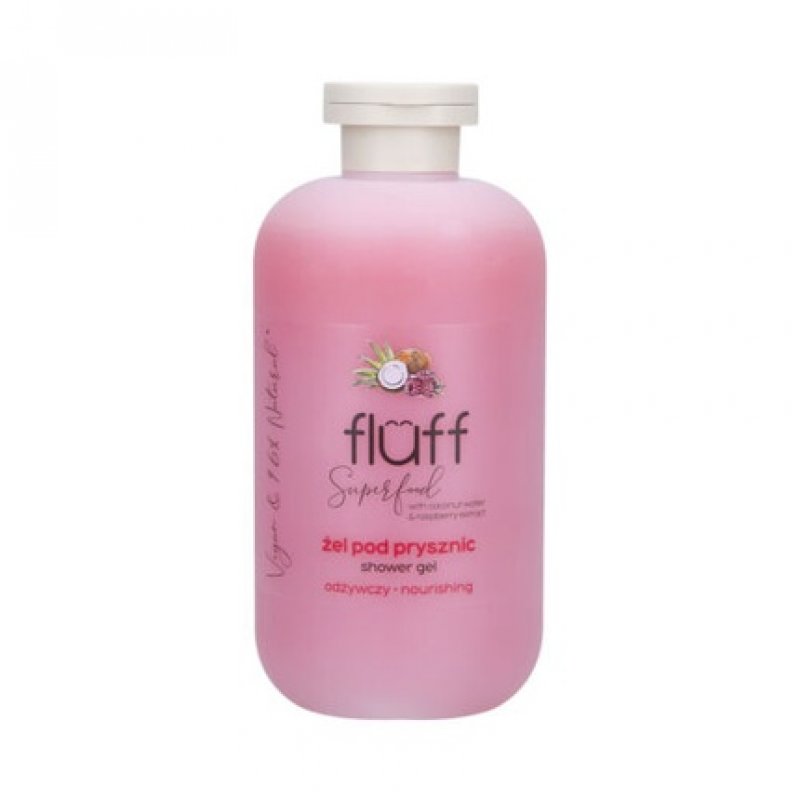 Fluff Nourishing Coconut Raspberry Shower Gel 500ml