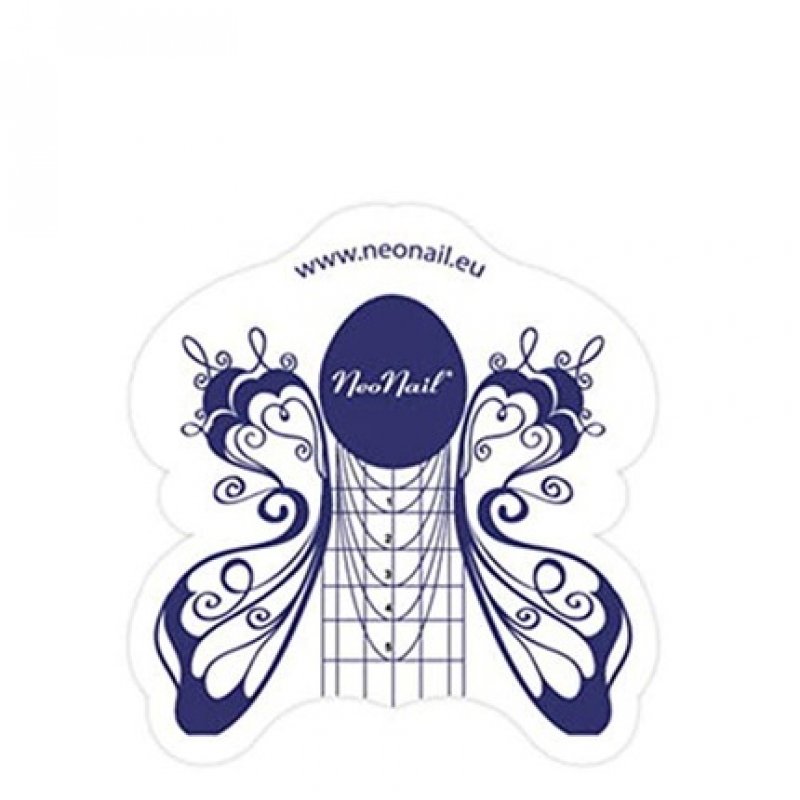 NeoNail Nail Form Builder 500 Pieces Black Acrylic Gel Polish Tips Stickers