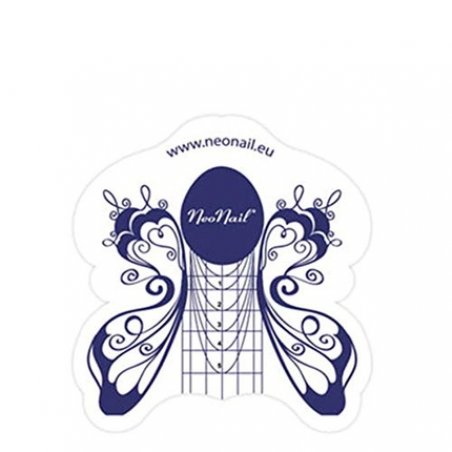 NeoNail Nail Form Builder 500 Pieces Black Acrylic Gel Polish Tips Stickers