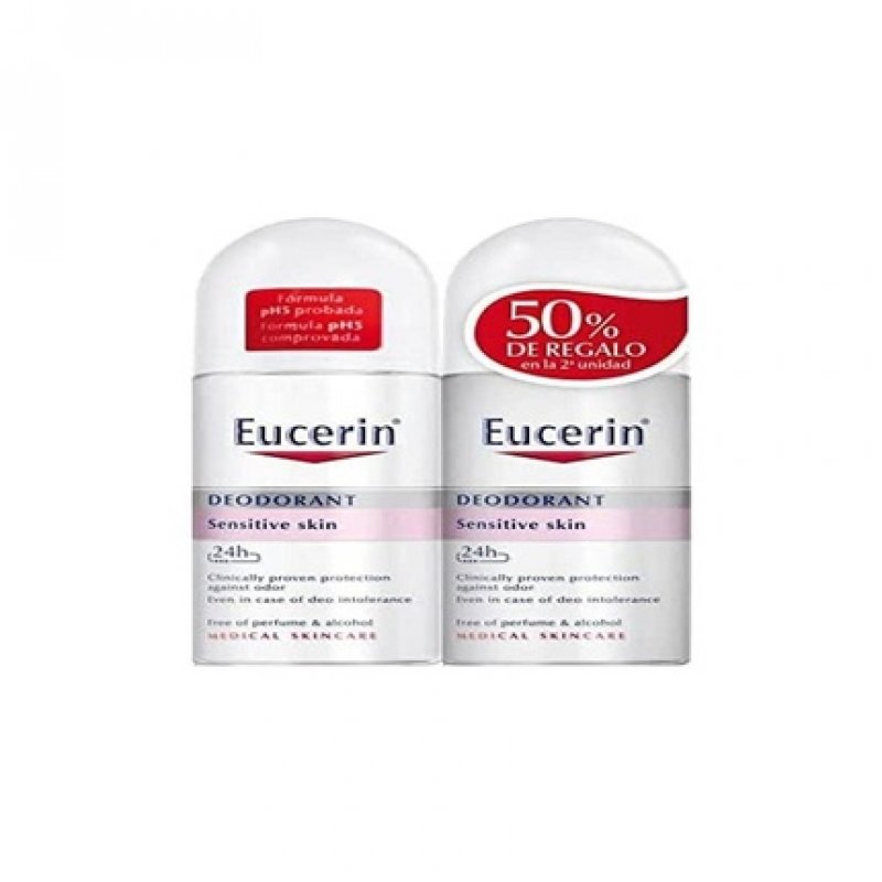 Eucerin Deodorant Roll On - Pack of 2