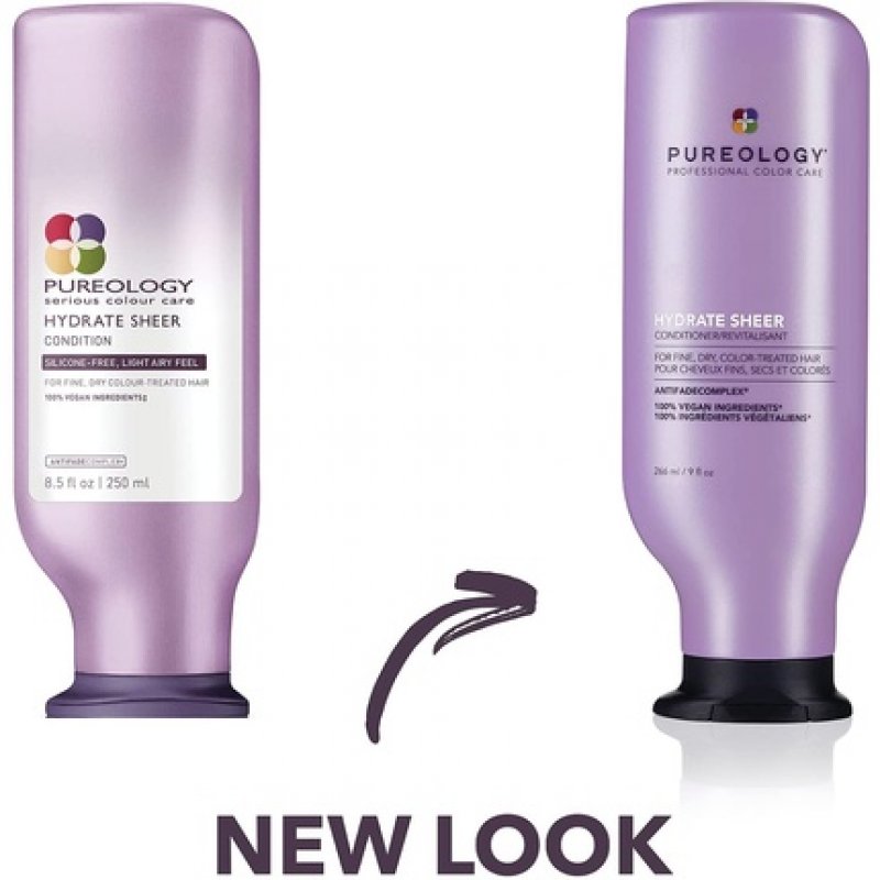 Pureology Hydrate Sheer Moisturizing Conditioner for Fine Color Treated Hair 266ml